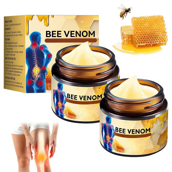 Crema Bee Venom – Alivio Natural y Rápido para Dolor de Espalda y Articulaciones