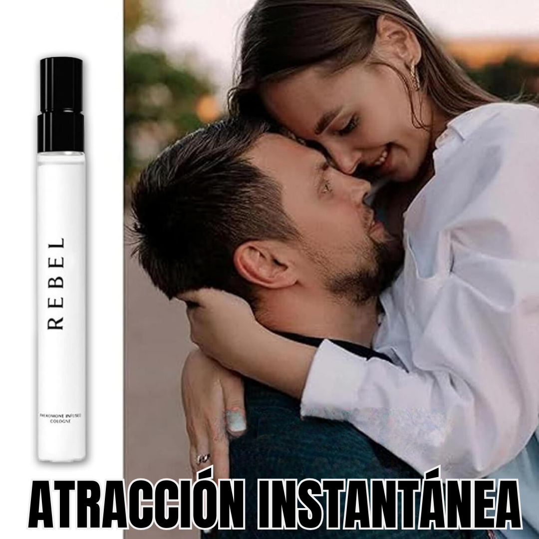 Perfume con Feromonas REBEL – El secreto irresistible para conquistar