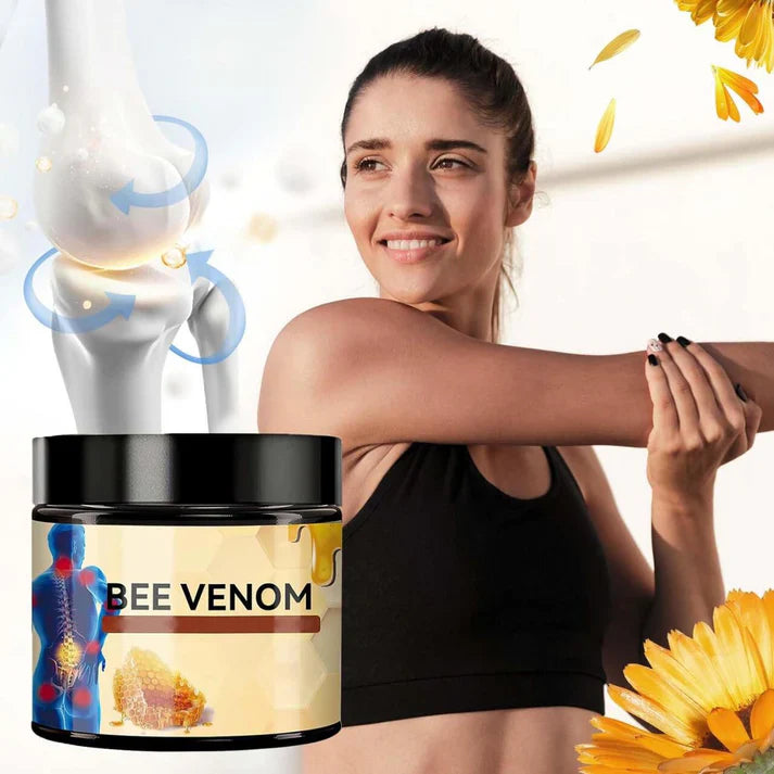 Crema Bee Venom – Alivio Natural y Rápido para Dolor de Espalda y Articulaciones