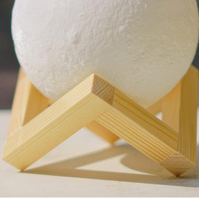 Lámpara Luna 16 Colores Mando Distancia