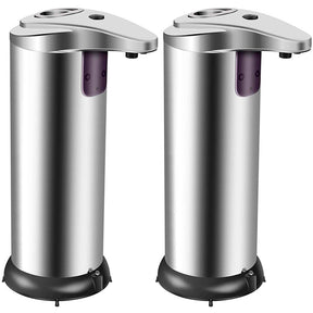 Dispensador acero de jabón automático sin contacto con sensor de movimiento