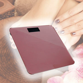 Báscula De Baño Digital Cristal Templado, Alta Medición 180 Kg, Apagado Automático